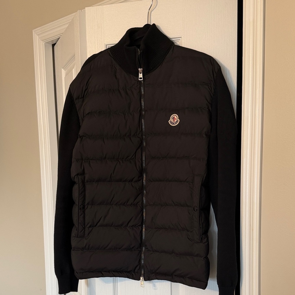 Moncler Black Quilted Jacket